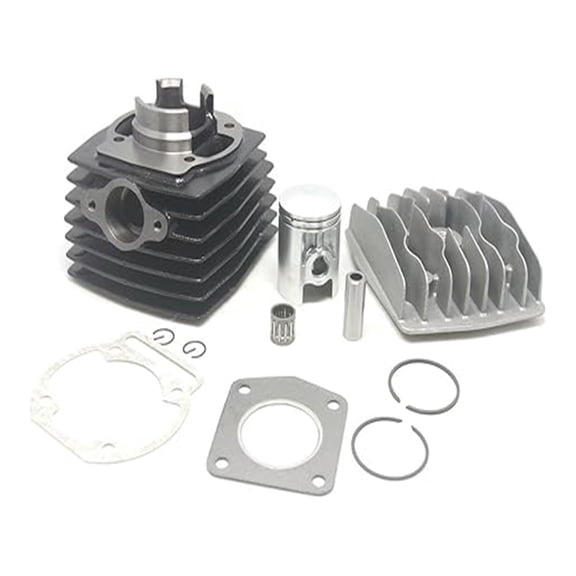39MM 12MM 50CC Bore Cylinder Piston Head Kit For Franco Morini S6E Malaguti Grizzly Lem Huskyboy mini Rx (Component)