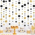 thumbnail image 1 of 39ft Party Decoration Circle Dot Garland, Twinkle Star Streamer, Hanging Stars Banner Backdrop for Engagement/Anniversary/Wedding/Baby Shower/Christmas/Birthday/New Year, 1 of 9