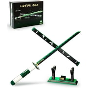 39in Sword Building Block Sets, Compatible with Lego Set, 710PCS Samurial Sword with Scabbard and Stand, for Boys Adults 14+