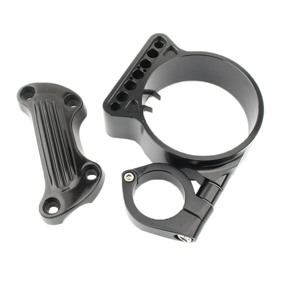39mm/16" Bracket Handle Bar Riser Clamp for XL 883, Make relocating your meter indicator lights , Black