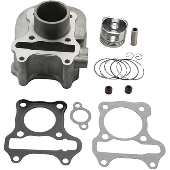 39mm V50 Lets4 Lets5 Cylinder Block Kit For Lets Address UZ50 50cc 4T 11211-32G00 10mm Piston Pin 4 Stroke (Component)