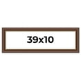 thumbnail image 1 of 39x10 Copper and Brown Real Wood Picture Frame Width 2 inches | Interior Frame Depth 0.5 inches |, 1 of 8