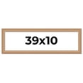 thumbnail image 1 of 39x10 Frame Charleston Honey Brown Solid Wood Picture Frame Width 1.75 Inches | Interior Depth 0.5, 1 of 8
