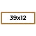 thumbnail image 1 of 39x12 Frame Black and Gold Distressed Solid Wood Sonoma Picture Frame | 1.625 Inch Moulding Width |, 1 of 8