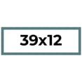 thumbnail image 1 of 39x12 Frame Blue Rustic Barnwood Solid Wood Picture Frame Width 1.25 Inches | Interior Depth 0.5, 1 of 8