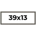 thumbnail image 1 of 39x13 Frame Black Brown Chestnut Mosaic Solid Wood Picture Frame | 1.125 Inch Moulding Width |, 1 of 8