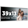 thumbnail image 1 of 39x13 Frame White Real Wood Picture Frame Width 0.75 inches | Interior Frame Depth 0.5 inches |, 1 of 8