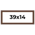 thumbnail image 1 of 39x14 Copper and Brown Real Wood Picture Frame Width 2 inches | Interior Frame Depth 0.5 inches |, 1 of 8