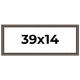 thumbnail image 1 of 39x14 Frame Black Bamboo Solid Wood Picture Frame Width 1.5 Inches | Interior Frame Depth 0.5, 1 of 8