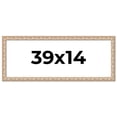 thumbnail image 1 of 39x14 Frame White Real Wood Picture Frame Width 1.5 inches | Interior Frame Depth 0.5 inches |, 1 of 8