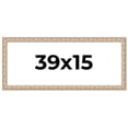 thumbnail image 1 of 39x15 Frame White Real Wood Picture Frame Width 1.5 inches | Interior Frame Depth 0.5 inches |, 1 of 8