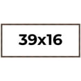 thumbnail image 1 of 39x16 Frame Brown Bamboo with Dark Coffee/Walnut Finish | Solid Wood Picture Frame Width 0.75, 1 of 8