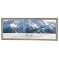 thumbnail image 1 of 39x16 Frame Grey Solid Wood Picture Frame Width 1 Inches | Interior Frame Depth 0.5 Inches |, 1 of 8