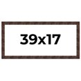 thumbnail image 1 of 39x17 Frame Brown Burl Real Wood Picture Frame Width 1.625 Inches | Interior Frame Depth 0.5 Inches, 1 of 8