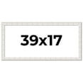 thumbnail image 1 of 39x17 Frame White Sonoma Rustic Wood Picture Frame | 1.5 Inch Moulding Width | Complete with UV, 1 of 7