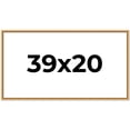 thumbnail image 1 of 39x20 Frame Beaded Gold Solid Wood Picture Frame | 0.75 Inches Moulding Width | Liscio Oro, 1 of 8
