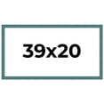 thumbnail image 1 of 39x20 Frame Blue Rustic Barnwood Solid Wood Picture Frame Width 1.25 Inches | Interior Depth 0.5, 1 of 8
