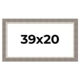 thumbnail image 1 of 39x20 Frame Grey Real Wood Picture Frame Width 2.75 Inches | Interior Frame Depth 0.5 Inches |, 1 of 8