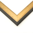 thumbnail image 1 of 39x20 Shadow Box Frame Gold | 1.625 inches Deep Real Wood Contemporary Shadowbox Display Frame | UV, 1 of 8