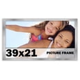 thumbnail image 1 of 39x21 Frame Silver Stainless Steel Solid Wood Picture Frame | 0.75 Inch Moulding Width | Includes, 1 of 8