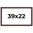 thumbnail image 1 of 39x22 Frame Brown Round Mahogany Solid Wood Picture Frame | 1.625 Inch Moulding Width | with UV, 1 of 8