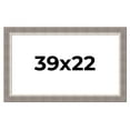 thumbnail image 1 of 39x22 Frame Grey Real Wood Picture Frame Width 2.75 Inches | Interior Frame Depth 0.5 Inches |, 1 of 8
