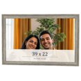 thumbnail image 1 of 39x22 Frame Grey Solid Wood Picture Frame Width 1 Inches | Interior Frame Depth 0.5 Inches |, 1 of 8