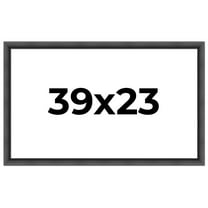 39x23 Frame Black Passaggi Solid Wood Picture Frame Width 1.5 Inches | Interior Depth 0.5 Inches |