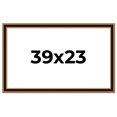 thumbnail image 1 of 39x23 Frame Gold Brown Plein Air Vintage Solid Wood Picture Frame | 1.75 Inches Moulding Width |, 1 of 8