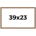 thumbnail image 1 of 39x23 Frame Gold Real Wood Picture Frame Width 1.25 inches | Interior Frame Depth 0.5 inches |, 1 of 8