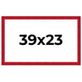 thumbnail image 1 of 39x23 Frame Red Burl Solid Wood Picture Frame Width 1.75 Inches | Interior Frame Depth 0.5 Inches |, 1 of 8