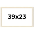 thumbnail image 1 of 39x23 Frame White Real Wood Picture Frame Width 1.5 inches | Interior Frame Depth 0.5 inches | Barn, 1 of 8