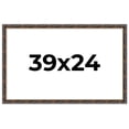 thumbnail image 1 of 39x24 Frame Gold Real Wood Picture Frame Width 1.5 inches | Interior Frame Depth 0.5 inches |, 1 of 8