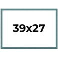 thumbnail image 1 of 39x27 Frame Blue Rustic Barnwood Solid Wood Picture Frame Width 1.25 Inches | Interior Depth 0.5, 1 of 8