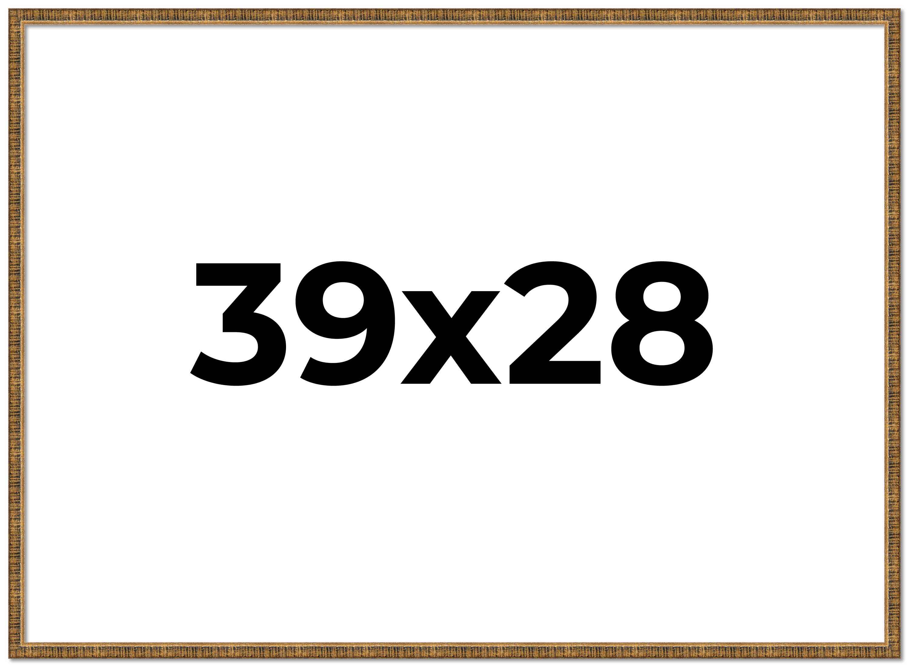 39x28 Frame Gold Picture Frame - Complete Modern Photo Frame Includes ...