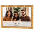 thumbnail image 1 of 39x29 Frame Gold Bamboo Solid Wood Picture Frame | 1 Inch Moulding Width | Interior Frame Depth, 1 of 8