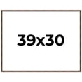 thumbnail image 1 of 39x30 Frame Brown Bamboo with Dark Coffee/Walnut Finish | Solid Wood Picture Frame Width 0.75, 1 of 8