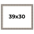 thumbnail image 1 of 39x30 Frame Grey Real Wood Picture Frame Width 2.75 Inches | Interior Frame Depth 0.5 Inches |, 1 of 8