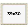 thumbnail image 1 of 39x30 Shadow Box Frame Silver | 1.75 inches Deep Real Wood Traditional Shadowbox Display Frame | UV, 1 of 8