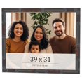 thumbnail image 1 of 39x31 Frame Brown Bamboo with Dark Coffee/Walnut Finish | Solid Wood Picture Frame Width 0.75, 1 of 8