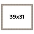 thumbnail image 1 of 39x31 Frame Grey Real Wood Picture Frame Width 2.75 Inches | Interior Frame Depth 0.5 Inches |, 1 of 8