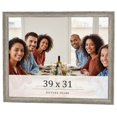 thumbnail image 1 of 39x31 Frame Grey Solid Wood Picture Frame Width 1 Inches | Interior Frame Depth 0.5 Inches |, 1 of 8