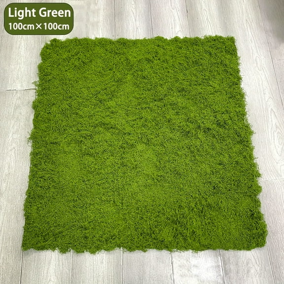 39x39" Artificial Green Moss Mat - Realistic Fake Moss for Home Decor | Easy-Cut for Parties, Fish Tanks & Landscaping | Indoor/Outdoor Use