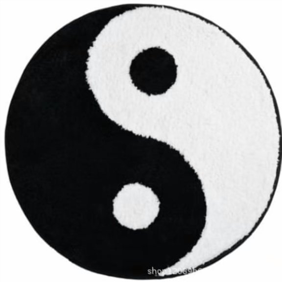 39x39 Inch Round Area Rug - Cool-Isolating Stain-Resistant Carpet for Living Room Sofa/Coffee Table, Study & Bedroom Side