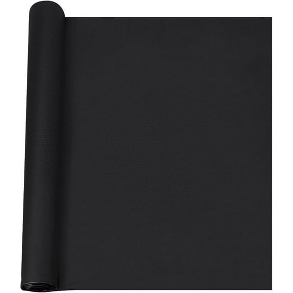 39x55 inch PU Leather Fabric Sheet Black Smooth Leather Sheet Lichee Pattern Soft Leather Fabric Sheets for Notebook Covers Handbags Accessories