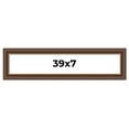 thumbnail image 1 of 39x7 Copper and Brown Real Wood Picture Frame Width 2 inches | Interior Frame Depth 0.5 inches |, 1 of 8