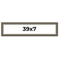 thumbnail image 1 of 39x7 Frame Brown Solid Wood Picture Frame | 1.75 Inch Moulding Width | Austin Frame Complete with, 1 of 8