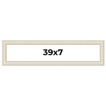 39x7 Frame White Real Wood Picture Frame Width 1.75 inches | Interior Frame Depth 0.5 inches |