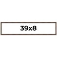 thumbnail image 1 of 39x8 Frame Brown Bamboo with Dark Coffee/Walnut Finish | Solid Wood Picture Frame Width 0.75 Inches, 1 of 8