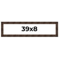 thumbnail image 1 of 39x8 Frame Brown Burl Real Wood Picture Frame Width 1.625 Inches | Interior Frame Depth 0.5 Inches, 1 of 8